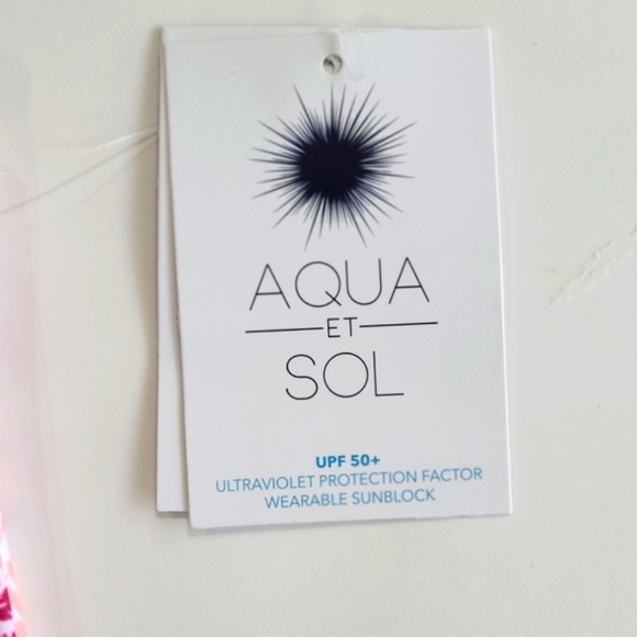 AQUA ET SOL Big Girl Pink Tankini Set - Picture 8 of 14